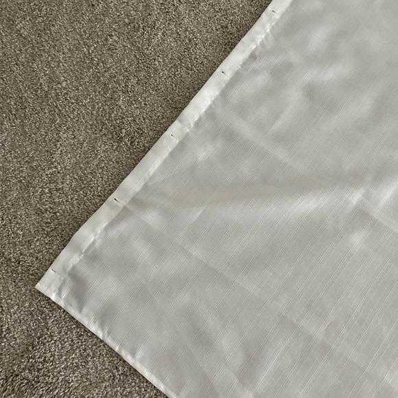 Great Bay Home Fabric Striped Shower Curtain 72” x 72” (NWOT) - Picture 4 of 7